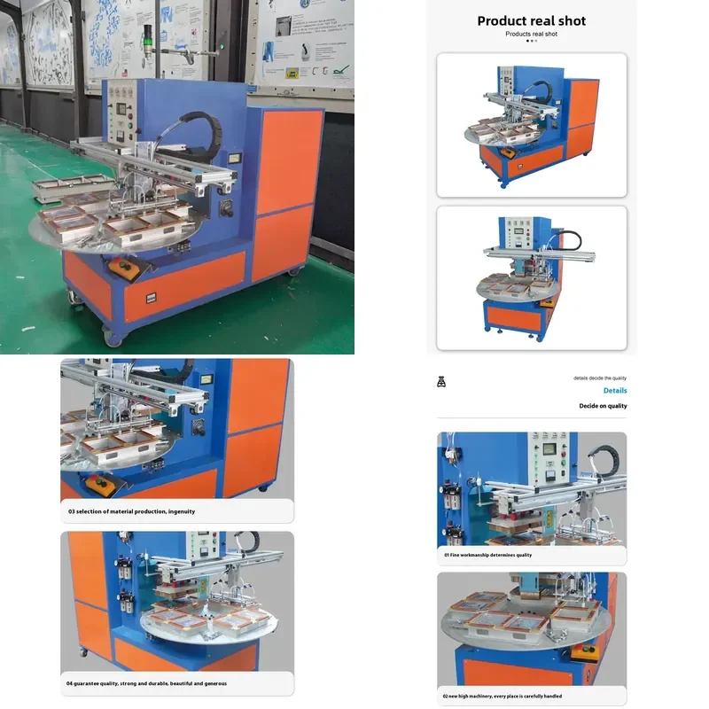 for High Automatic Radio Blister Packaging Machine PLC Core Component 220V Double Sided Paper PVC Shell Packaging