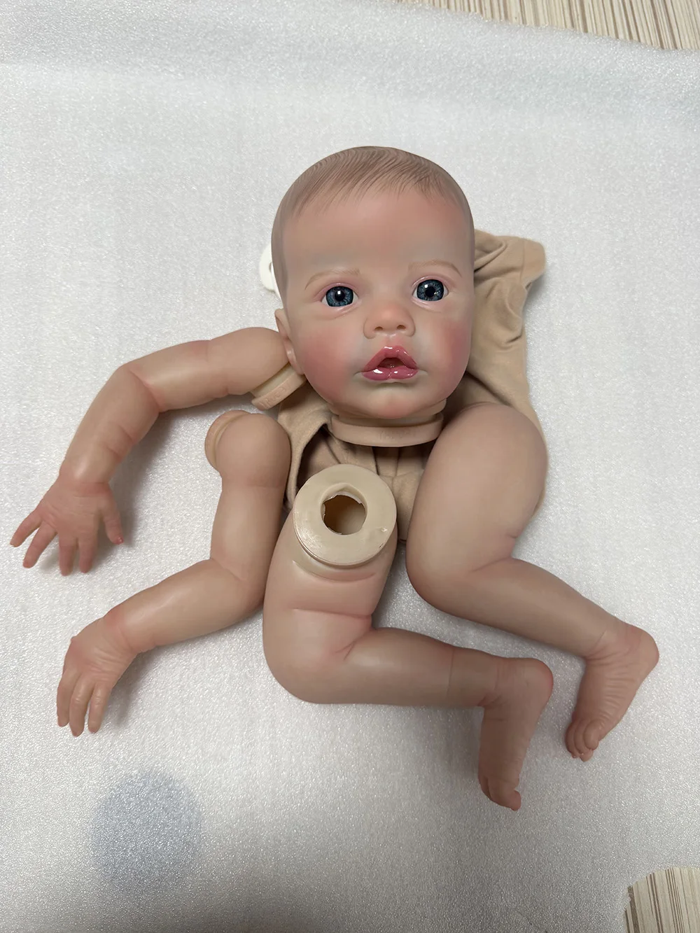 18inch New Arrival Reborn Doll Kit Primrose Asleep/Awake Limited Already Painted Kits with Visible Veins Muñeca Kit Reborn - view 2