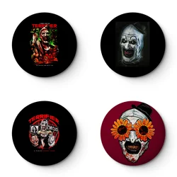 Terrifier Art The Clown Horror Soft Button Pin Customizable Metal Decor Women Jewelry Gift Cute Funny Hat Lover Lapel Pin
