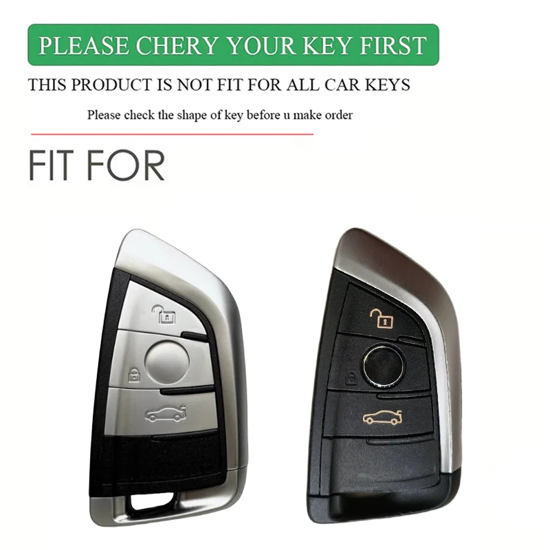 Silicone Car Remote Key Case Cover Shell Fob For BMW X1 X3 X4 X5 X6 F15 F16 G30 G20 3 5 7 Series G01 G02 G05 G11 G32 F48 F39