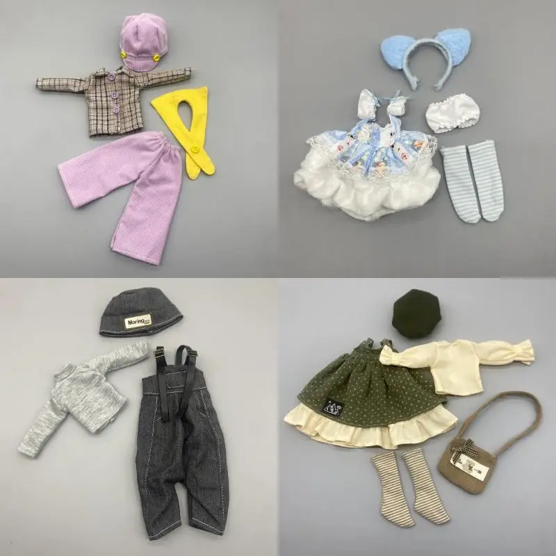 1 Set Multi-Style Options Lolita Skirt Replacement For 1/6 30cm  Doll Clothes Accessories Kit Girl Gifts No DollHot Sale