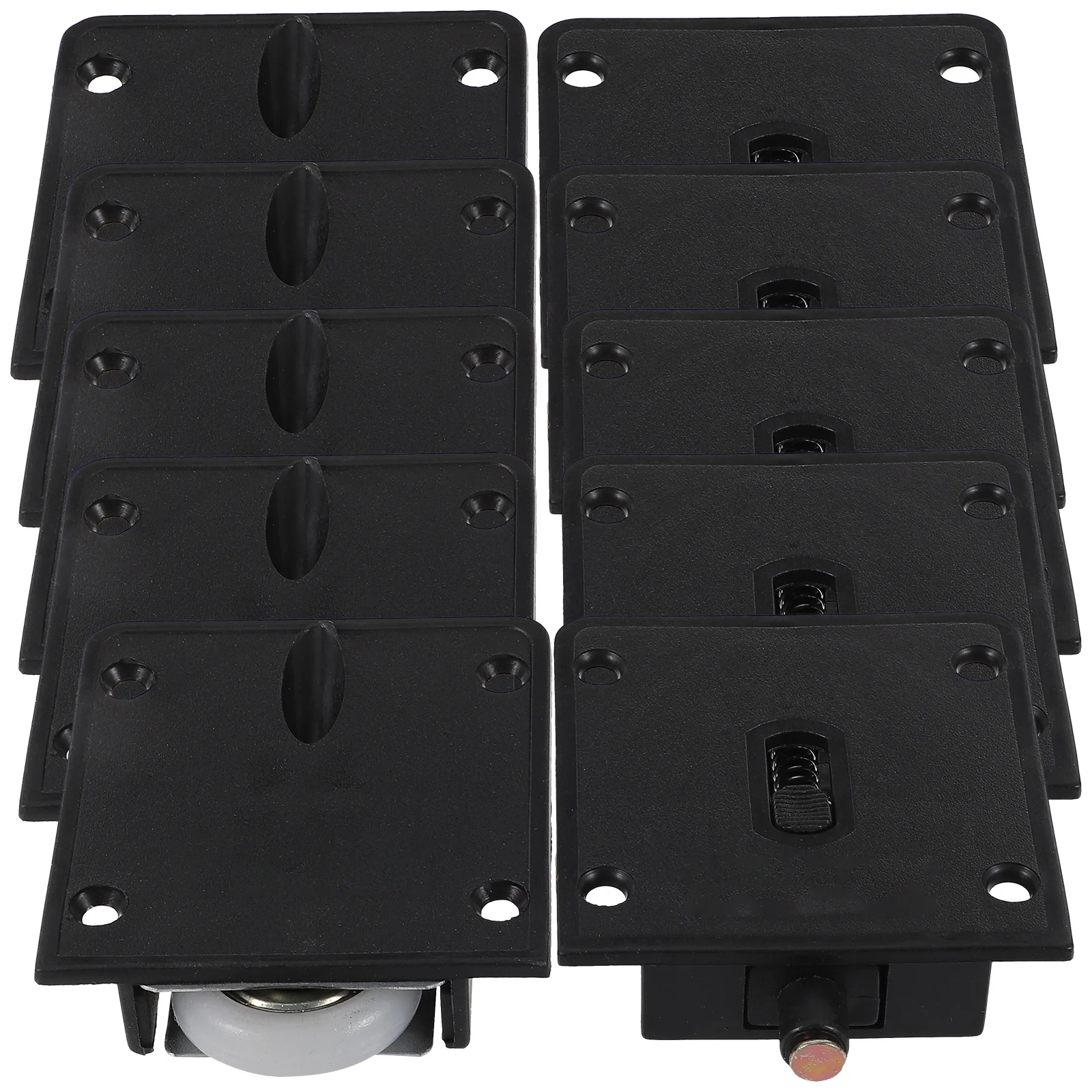 

10Pcs Silent Sliding Door Roller Durable Plastic Cabinet Guide Pulley Mute Patio Door Wheel Replacement Cabinet Guide Wheel