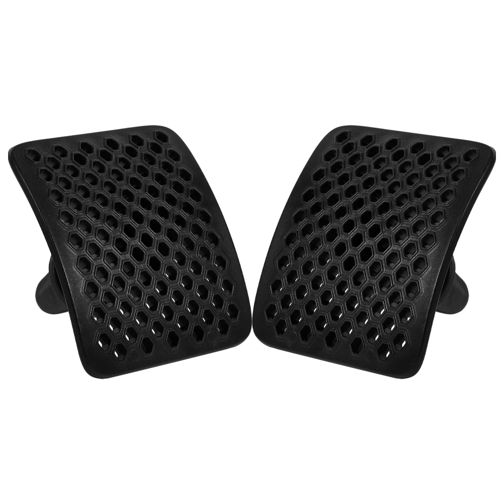 

2 Pcs Air Conditioner Windshield Deflector Diverter Adjustable Vent Pipeline for Car Vents Ac Guide Black
