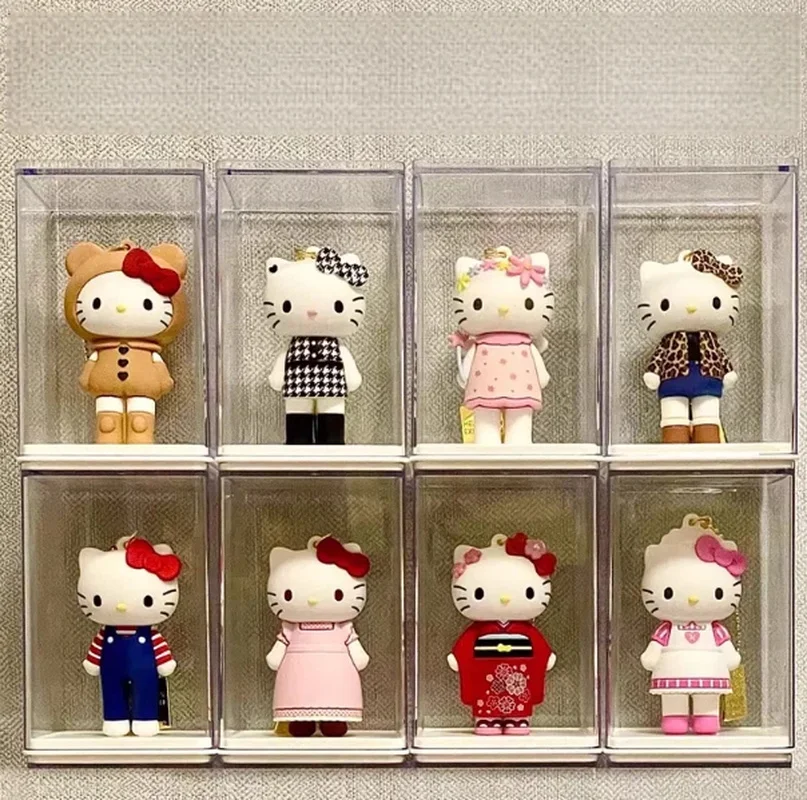 

Новая лимитированная серия к 50-летию: милый брелок-подвеска Kt Cat для рюкзака, кавайная фигурка из ПВХ, игрушка-брелок, подарок на день рождения