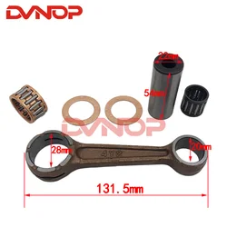 Motorcycle DT125 DT175 DTK125 RS125 RD135 crankshaft connecting rod for Yamaha 125cc 135cc 175cc  with needle bearing