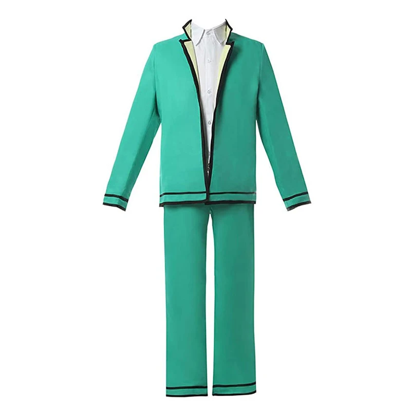 Saiki Kusuo Cosplay Anime Het Rampzalige Leven Van K Saiki Kusuo Cosplay Custome Pruik Schooluniform Halloween-Aanpassingen Voor Mannen