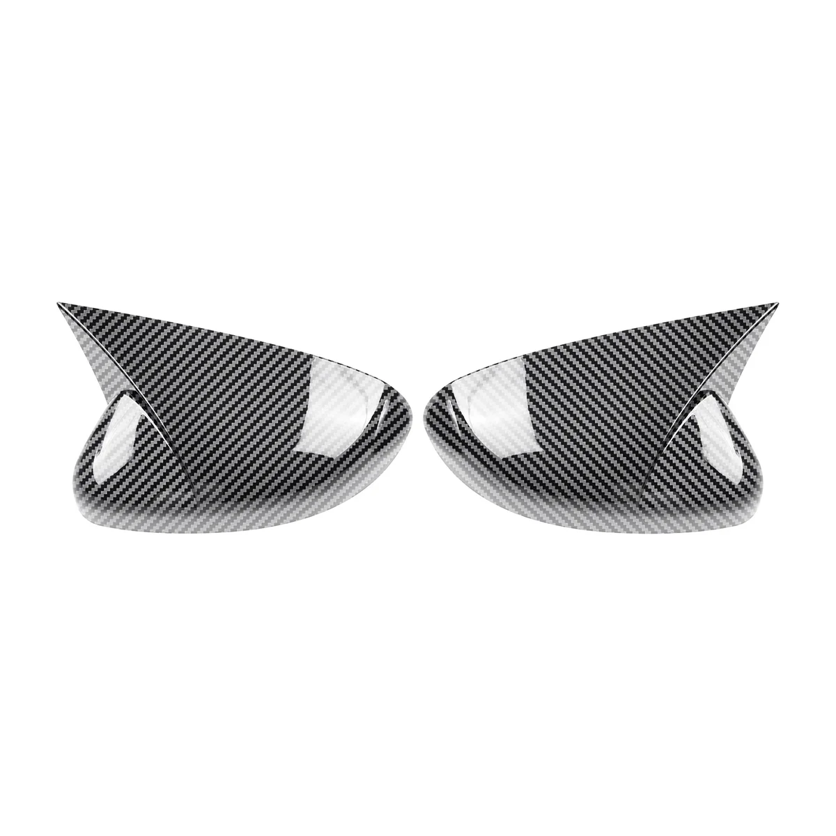 1Pair Car Exterior Rearview Door Mirror Cover for Honda City / Hatchback GN2 GN3 2020-2023 Side Mirror Housing Caps B