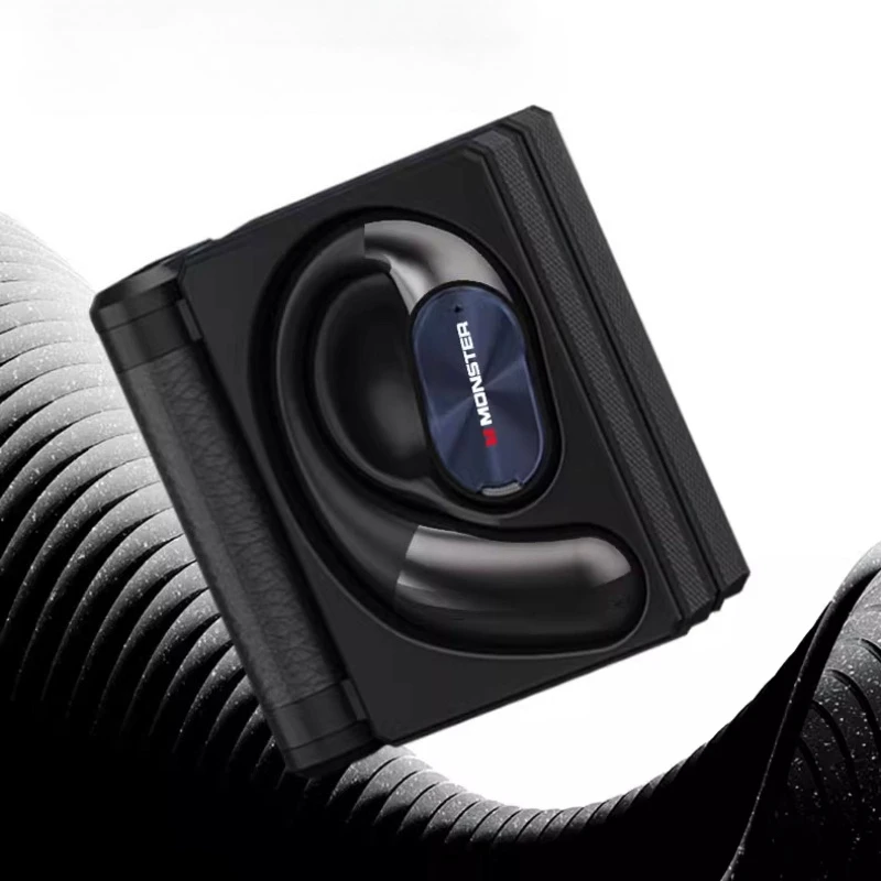 Monster AC530 Wireless Earphones Waterproof ENC Noise Reduction Foldable Earhook Bluetooth Earbuds Sports Gaming Headset Gifts