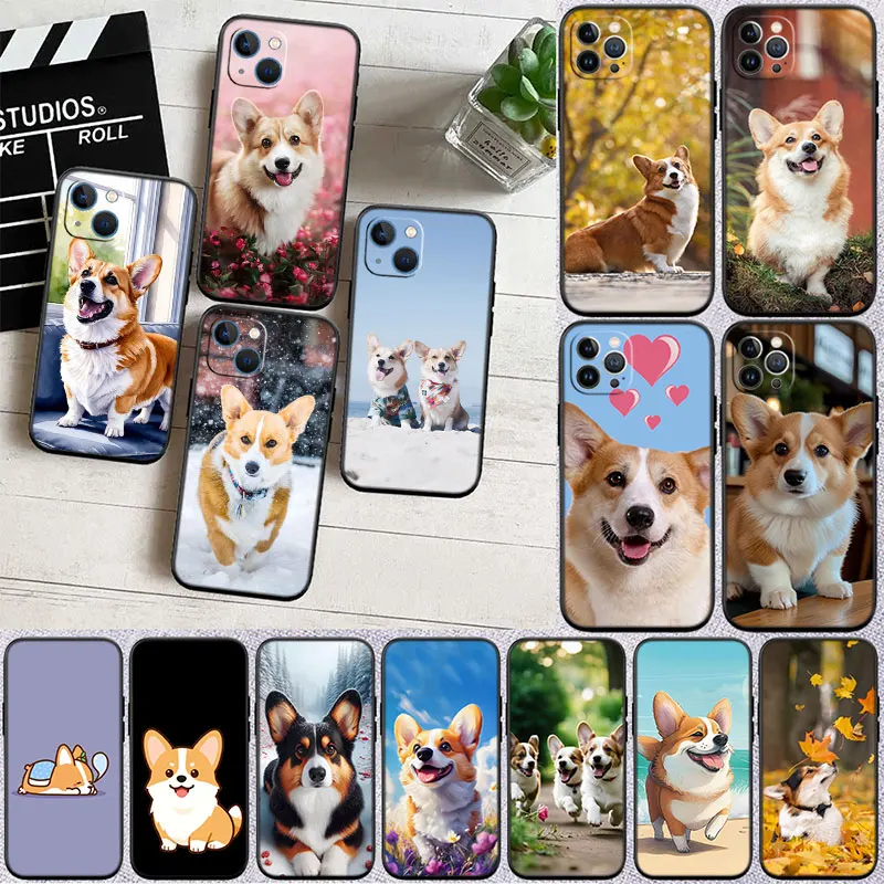IO51 Cute Corgi dog Phone Case for Samsung Galaxy M56 A36 A32 A33 A05 A05S A06 A16 A20 A11 A12 A13 A15