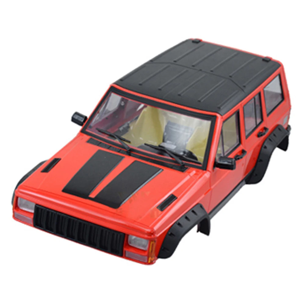 RODE SPIDER Geschilderd Cherokee Body 313mm 12.3 "Wielbasis Plastic Auto Shell voor RC Crawler Axiale SCX10 & SCX10 II 1/10 90046 90047 - afbeelding 1