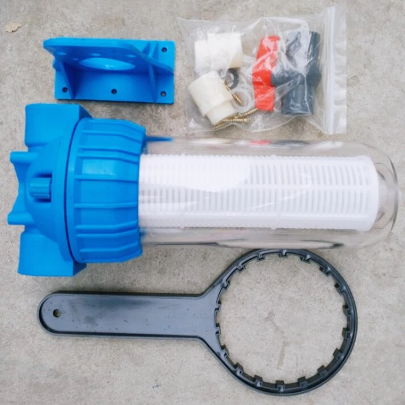 

Прозрачный очиститель воды для обратной промывки, фильтр для воды для скота, фильтр для мойки высокого давления с выходом для сточных вод