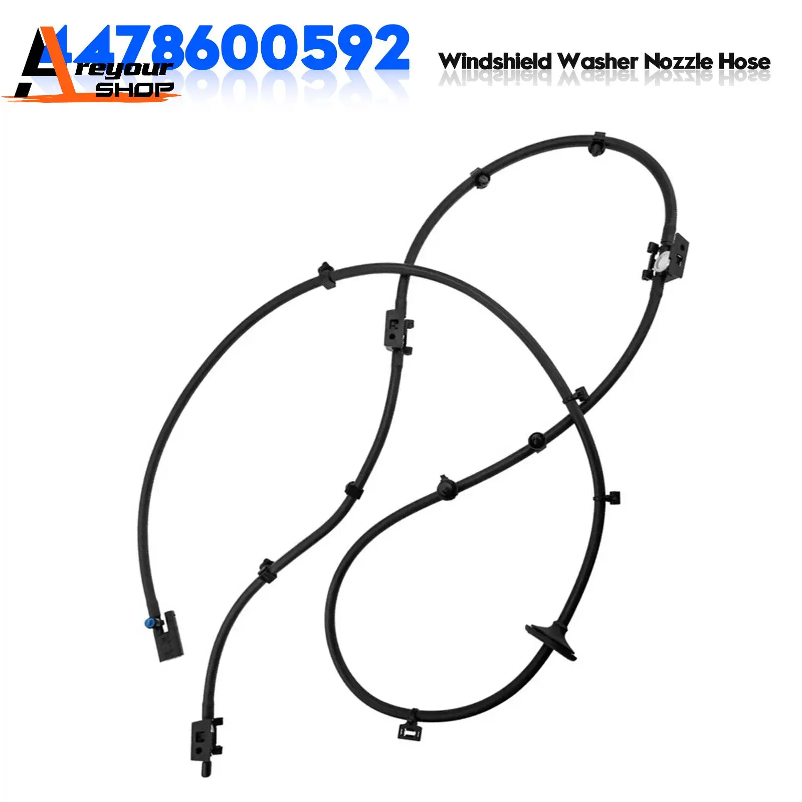 

Areyourshop Windshield Washer Nozzle Hose Heated for Mercedes Vito W447 4478600592