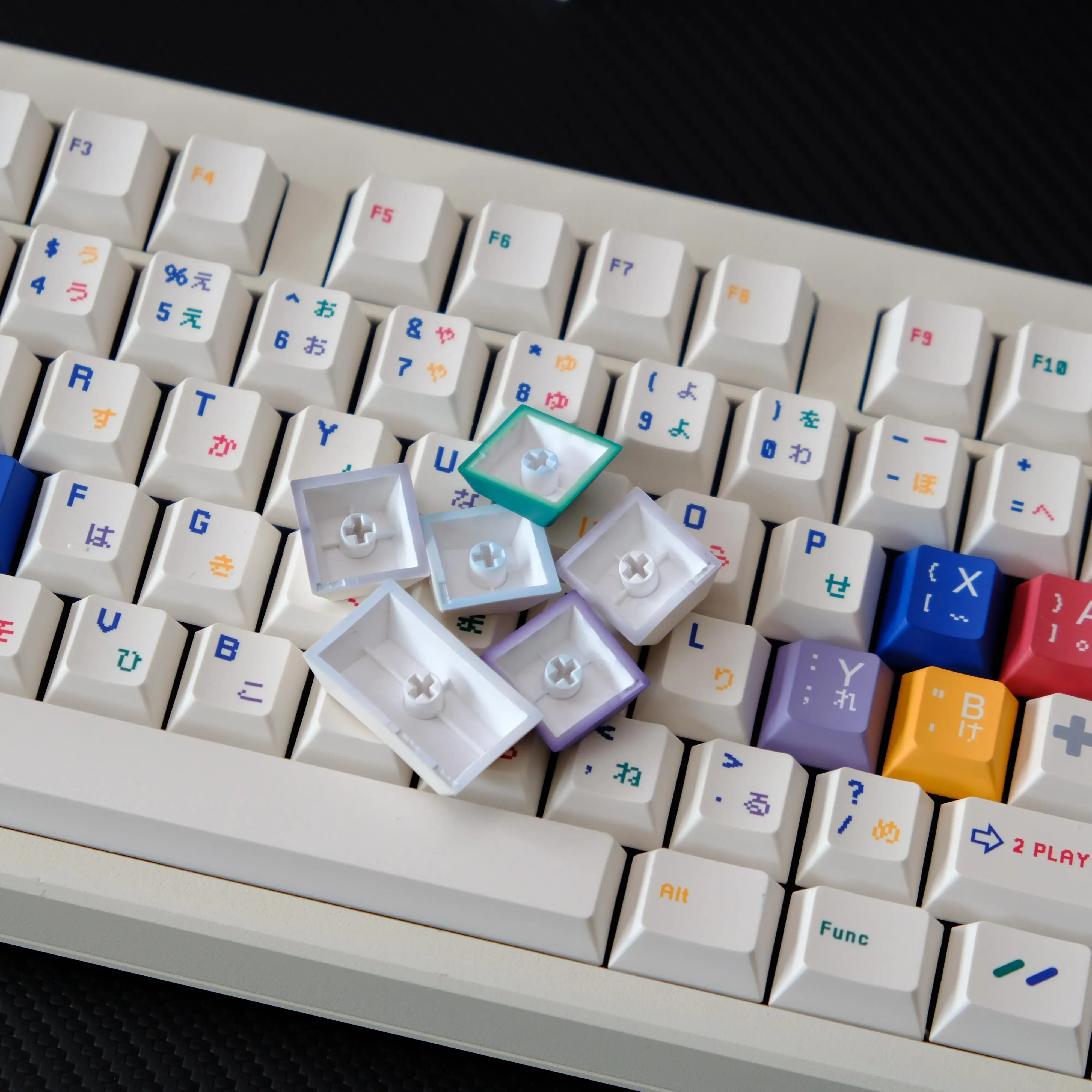 Keycap Original Height PBT Sublimation Mai from VGN Rain 75 68 84 87 98 104 108