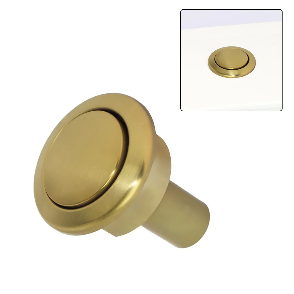 For Siamp For Storm 33A Toilet Push Button Brushed Gold Toilet Flush Button For Home Bathroom Flush Valve 34335077