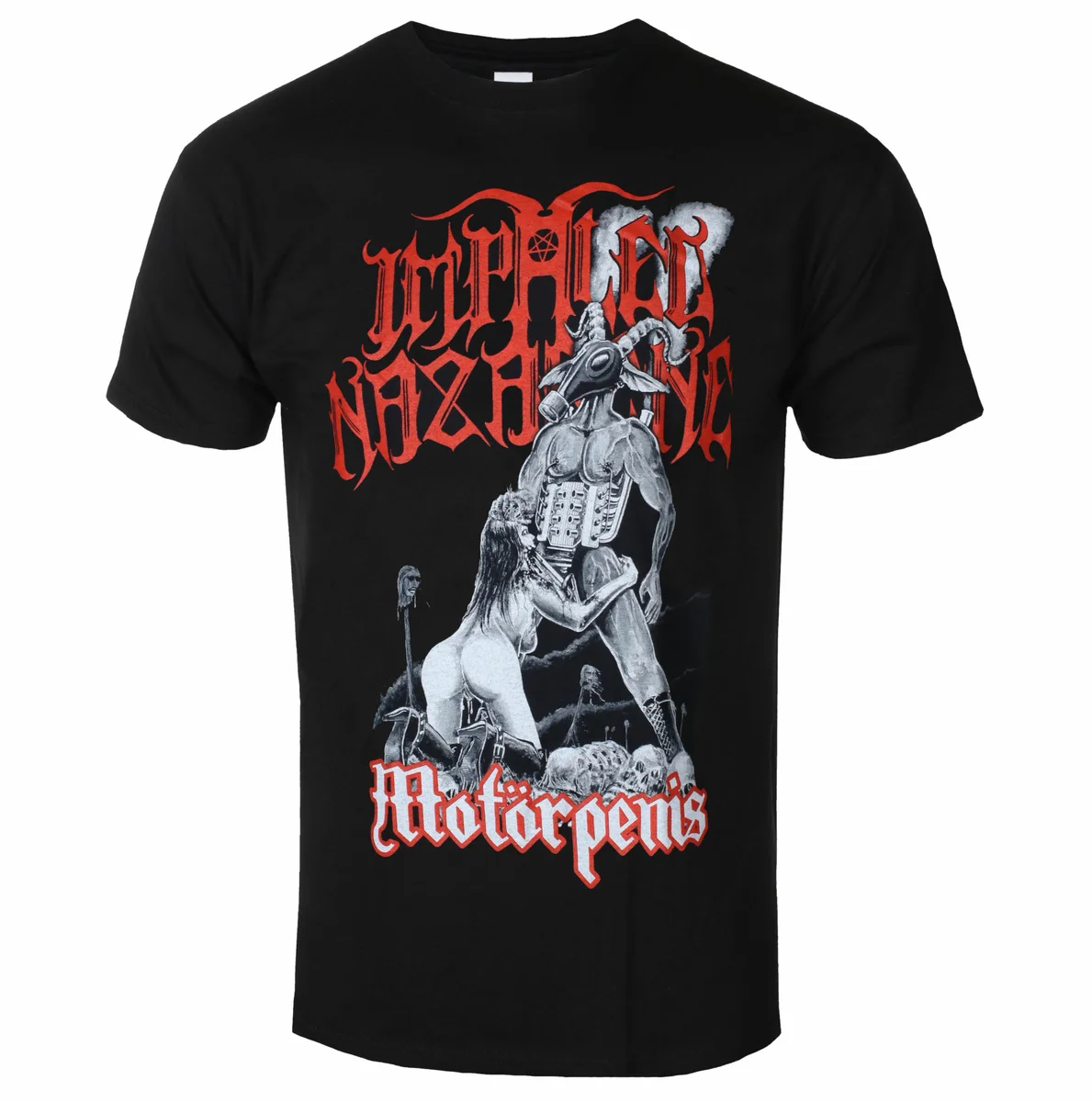 Impaled Nazarene MOTORPENIS Printed Cotton T-shirt, Unisex, Street Casual Sports Style Classic Band T-shirt
