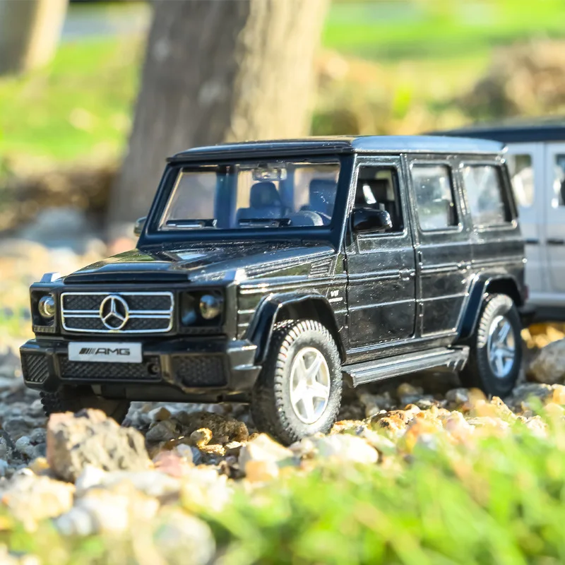 1:36 Mercedes-Benz G63 Automodellen Speelgoed Legering Diecast Speelgoed Suv Model Terugtrekken Off-Road Voertuigen Voor Kinderen Geschenken Collectie D1