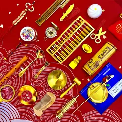1-year-old Grab Weekly Supplies for Baby Girl and Boy Suit Lottery Carpet Mat Red Cloth Children's Birthday Festive Layout Props