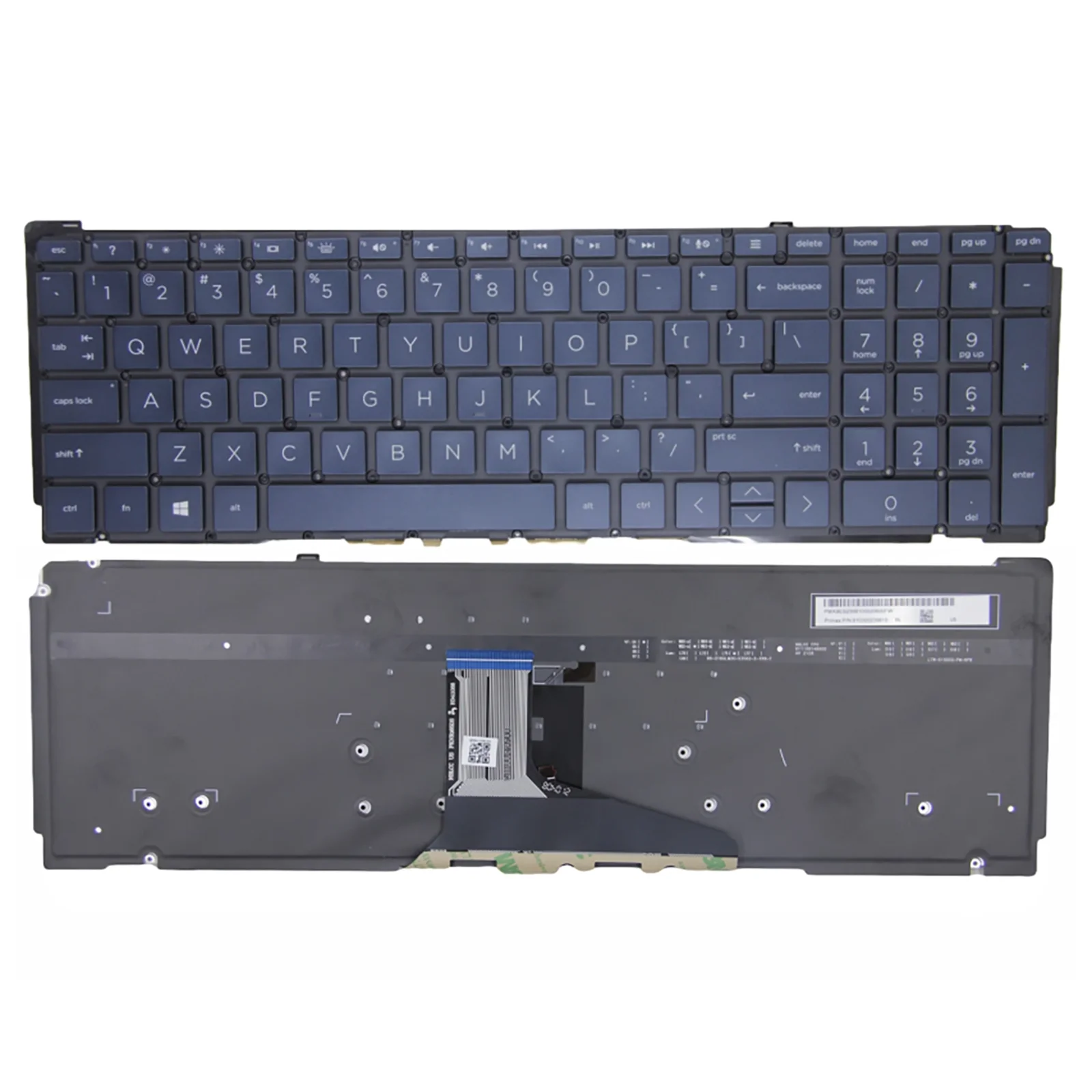 

US layout HP Spectre x360 15T-EB 15-EB 15-EB0043DX 15-EB1043DX TPN-Q226 laptop keyboard backlight