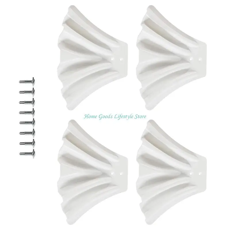 

E74E Pack of 4 Drain Redirector Assemblies Ensures Base Integrity by Reducing Effect Simple Mounting Prevents Flooding ABS Plan