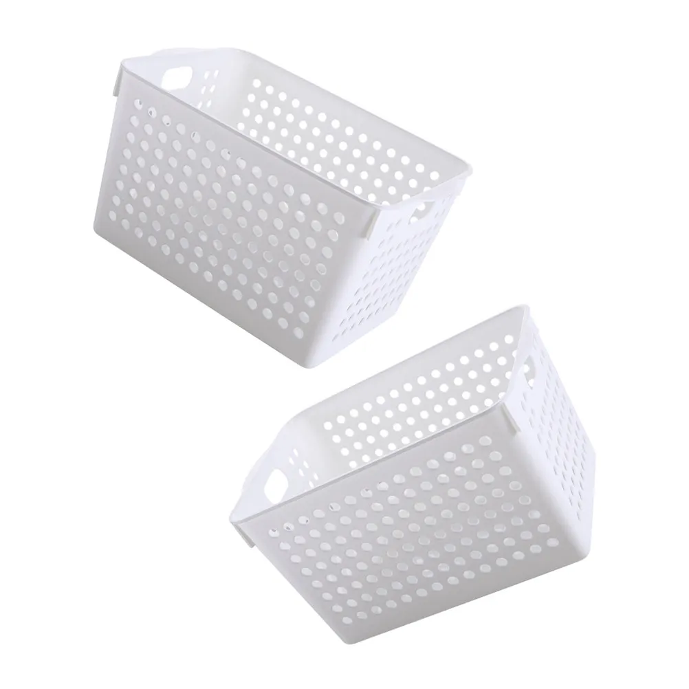 

Набор из 2 пластиковых корзин для хранения закусок и мелочей, настольный органайзер, корзина для хранения, товары для дома