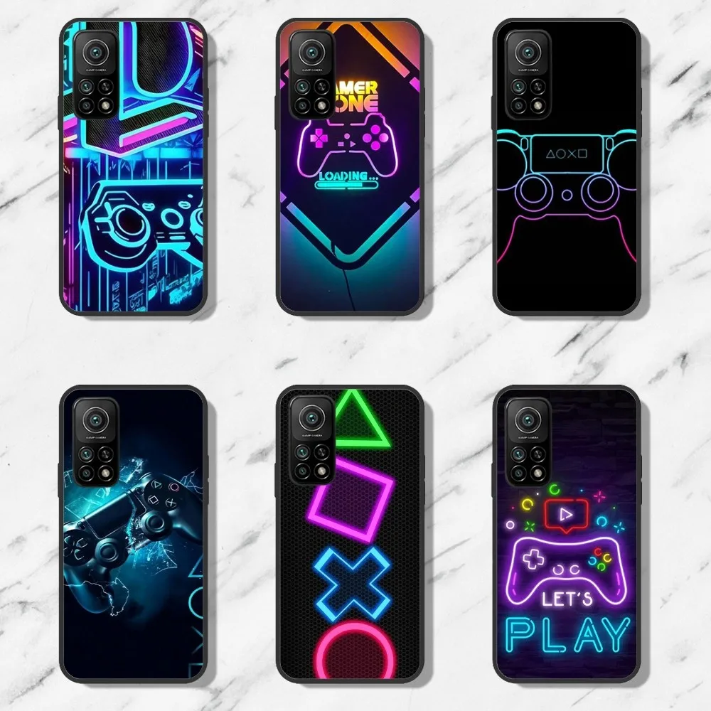 Fashion P-PlayStation Phone Case FOR Samsung Galaxy A10 A11 A12 A20 A32 A50 A53 A70 A73 A80 Black Shell