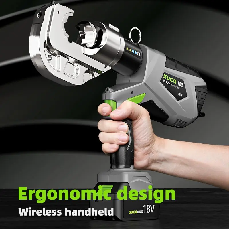 

SUCA Electric Hydraulic Crimping Tools 16~400mm2 Electric Hydraulic Pliers Intelligent 7T Battery Crimping Tool