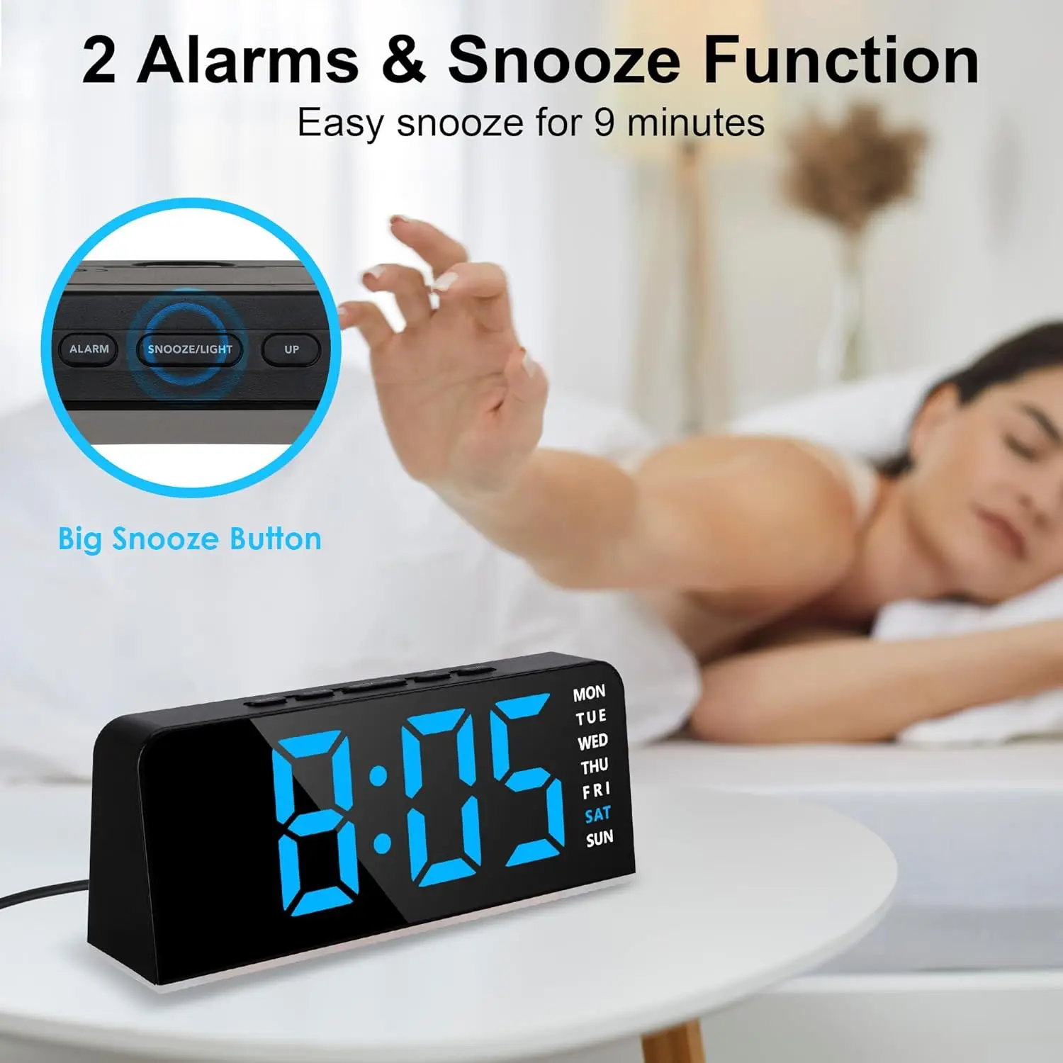 Thumbnail 2 - #12 Latest LED Bedside Alarm Clocks Updates