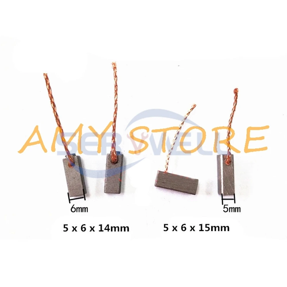 10Pcs Car Truck Vehicle Automobile Windscreen Wiper Micro DC Motor 5 x 6 x 14mm 5 x 6 x 15mm Carbon Brushes