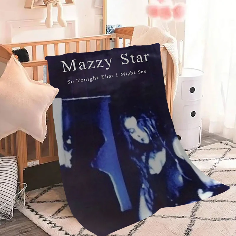 80s Pop Punk Band Mazzy Star Music Album Fade Into You Throw Blanket Custom Sofa Blankets & Throws Microfiber Bedding King Lid