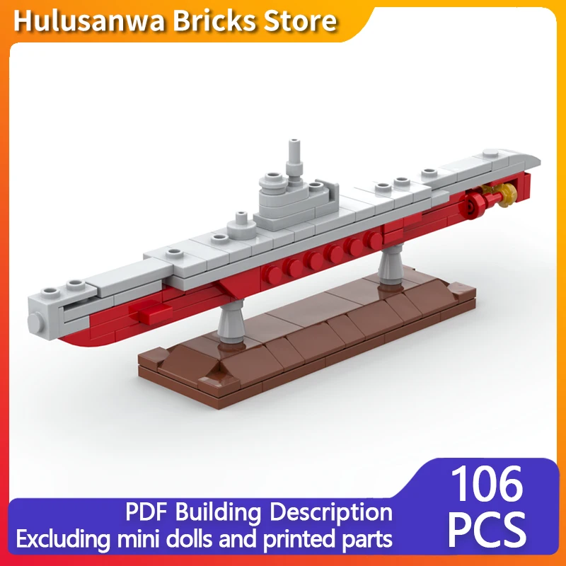 

Soviet M-200 Submarine Myest Model MOC Building Bricks War Equipment Modular Technology Gifts Holiday Assemble Children Toy Suit