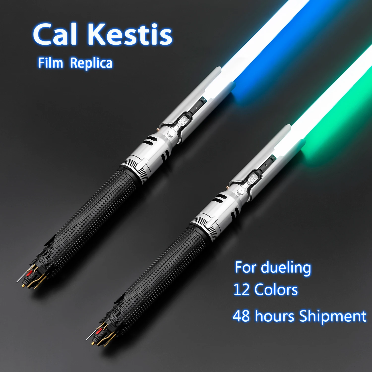 TXQSABER Jedi Cal Kestis Replica Lightsaber Metal Hilt Heavy Dueling Proffie 2.2 Light Sword SNV4 Neo Pixel Laser Cosplay Gift