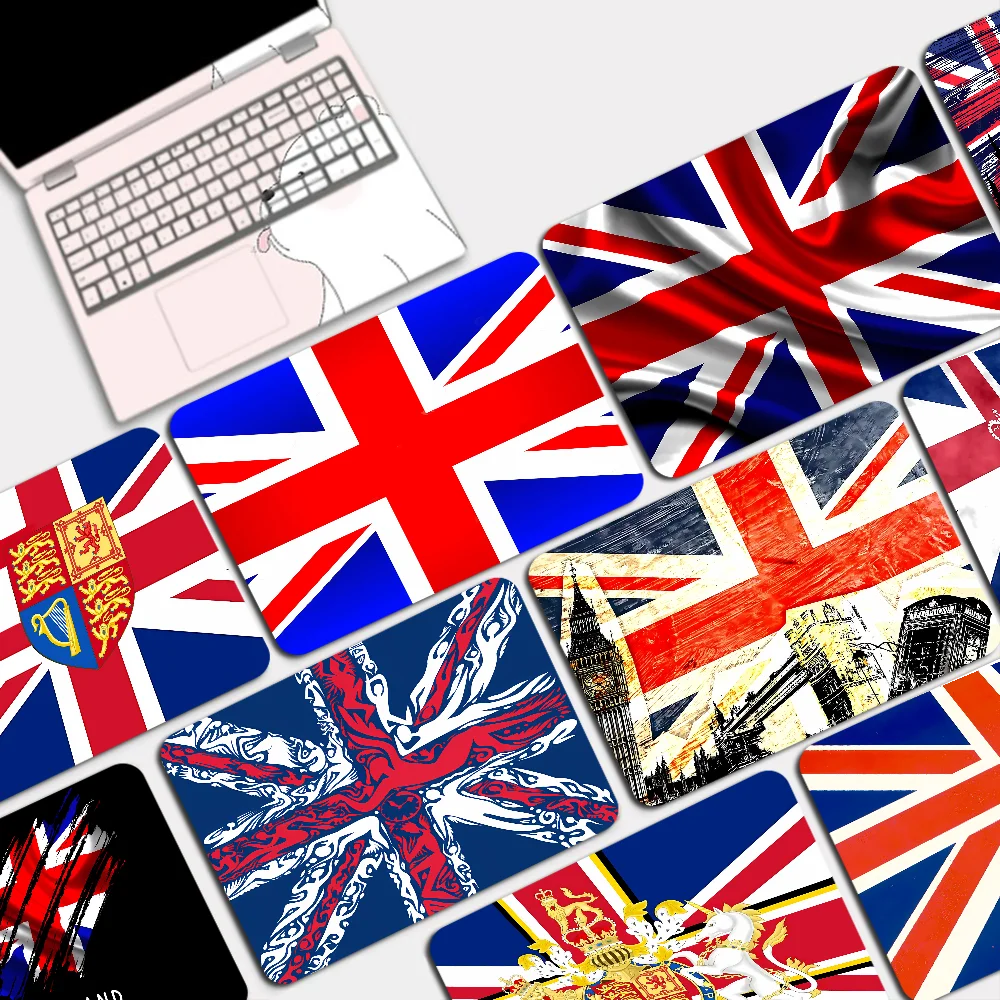 

U-UK E-England Flag Mousepad Anti-Slip Gaming Mouse Pad Gamer Desk Mat Keyboard Pad Decoration Mause Pad Office Desk Accessories