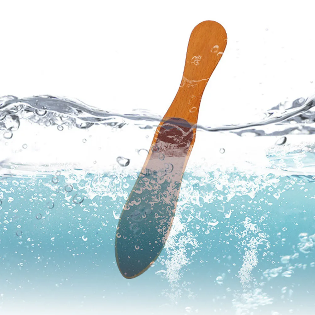 2Pcs Bottle Shaped Foot Brush Wood Pedicure Tool Double-Sided Foot Grinding Tool Remove Callus Hard Skin Smooth Feet