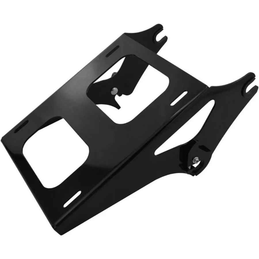 رف أمتعة مثبت على حزمة جولة من TwoUp مع مجموعة أدوات لرسو السفن ذات 4 نقاط لدراجة Harley Touring Road Glide Electra Glide Road King Stre