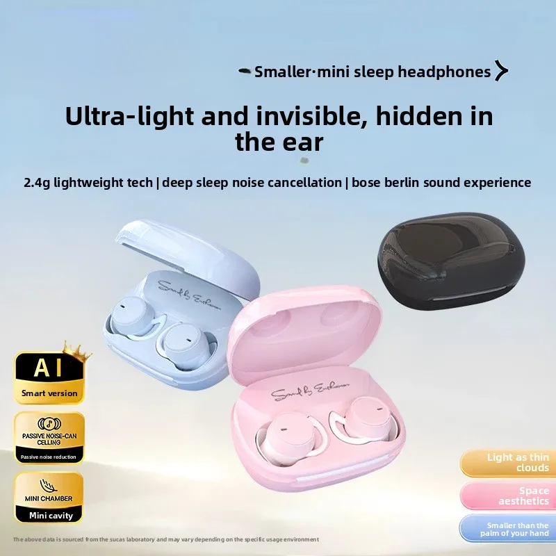 Bluetooth Earbuds Sleep03 In-Ear, Mini Wireless with Extra Long Battery Life, Universal Compatibility for Sleep and Travel