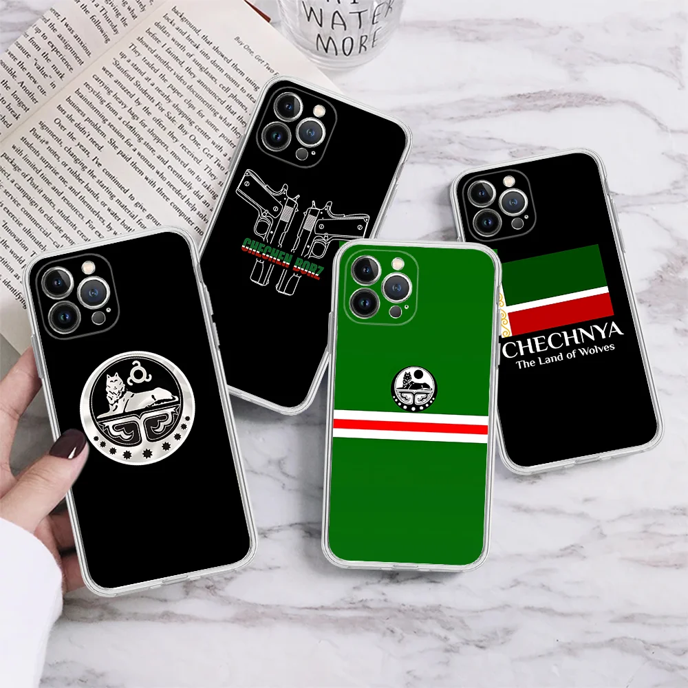 

Chechen Coat Of Arms Phone Case For IPhone 16 15 14 13 12 Mini 11 Pro XS Max X XR SE 6 7 8 Plus Soft Silicone Cover