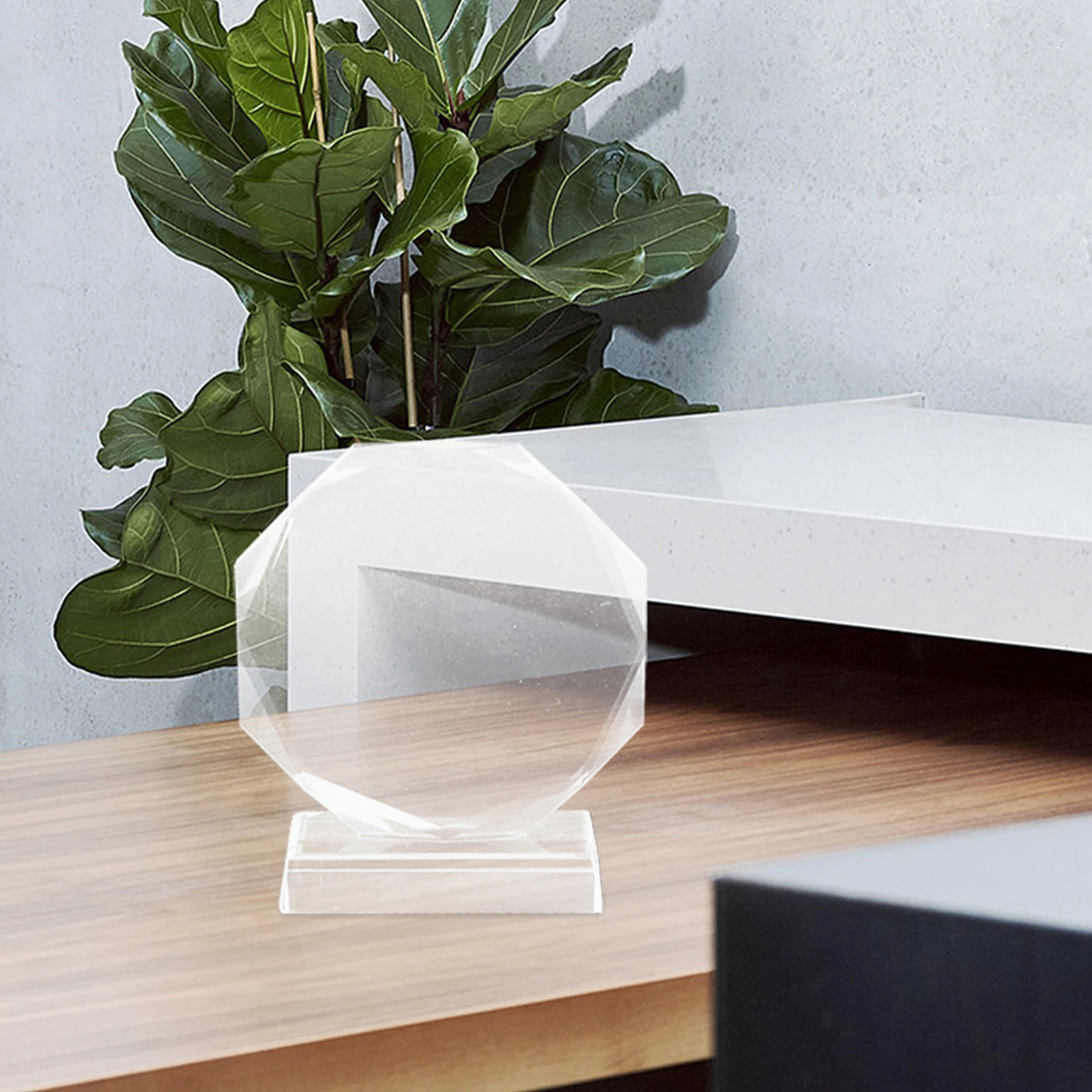 

Crystal Award Trophy Blank Plaque for Engraving Appreciation Gift Corporate Event Sports Competition