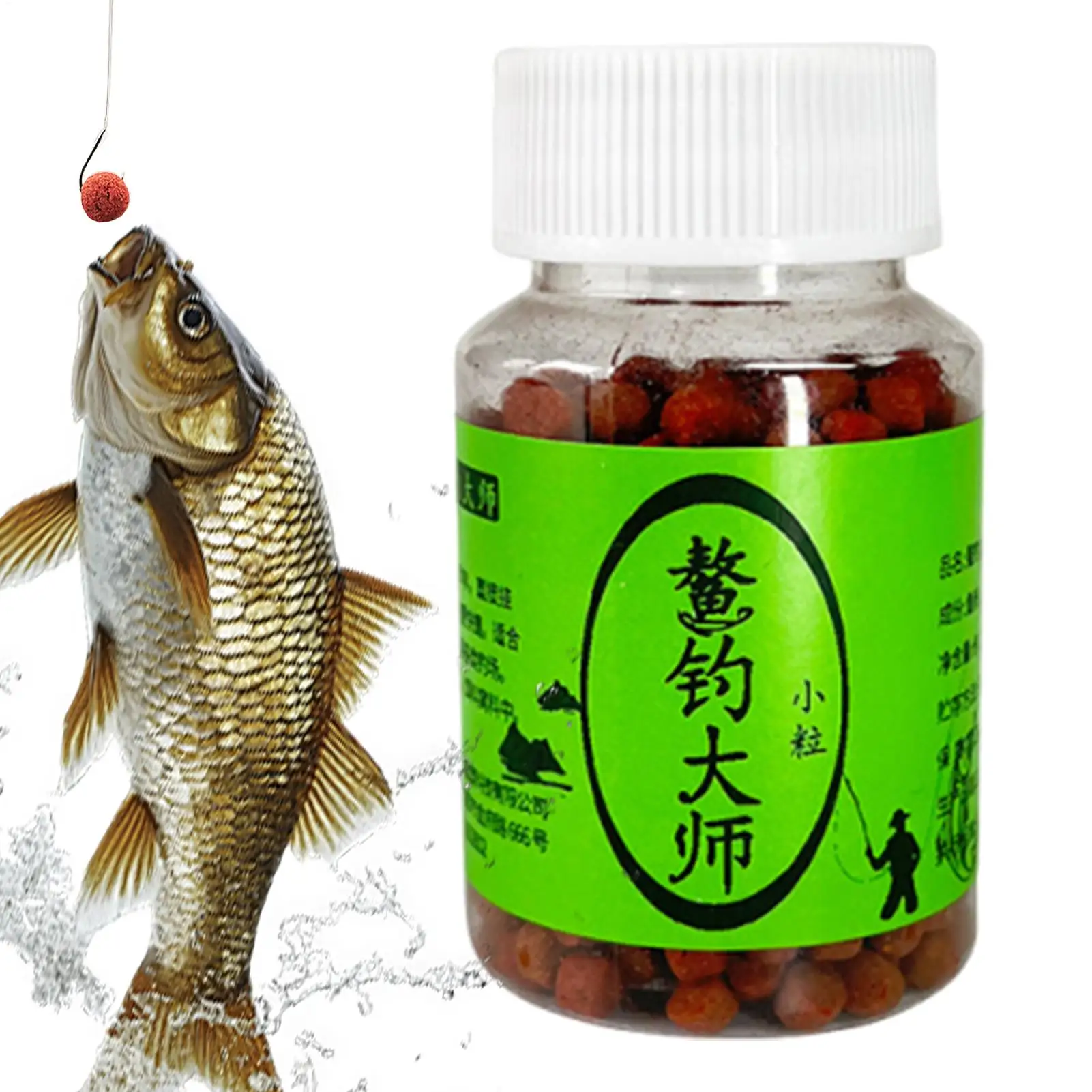 Fish Attractant Scent Particle Fishing Lure Fish Luring Food for Freshwater Stream River Reservoir Pond Lake Carp Particle