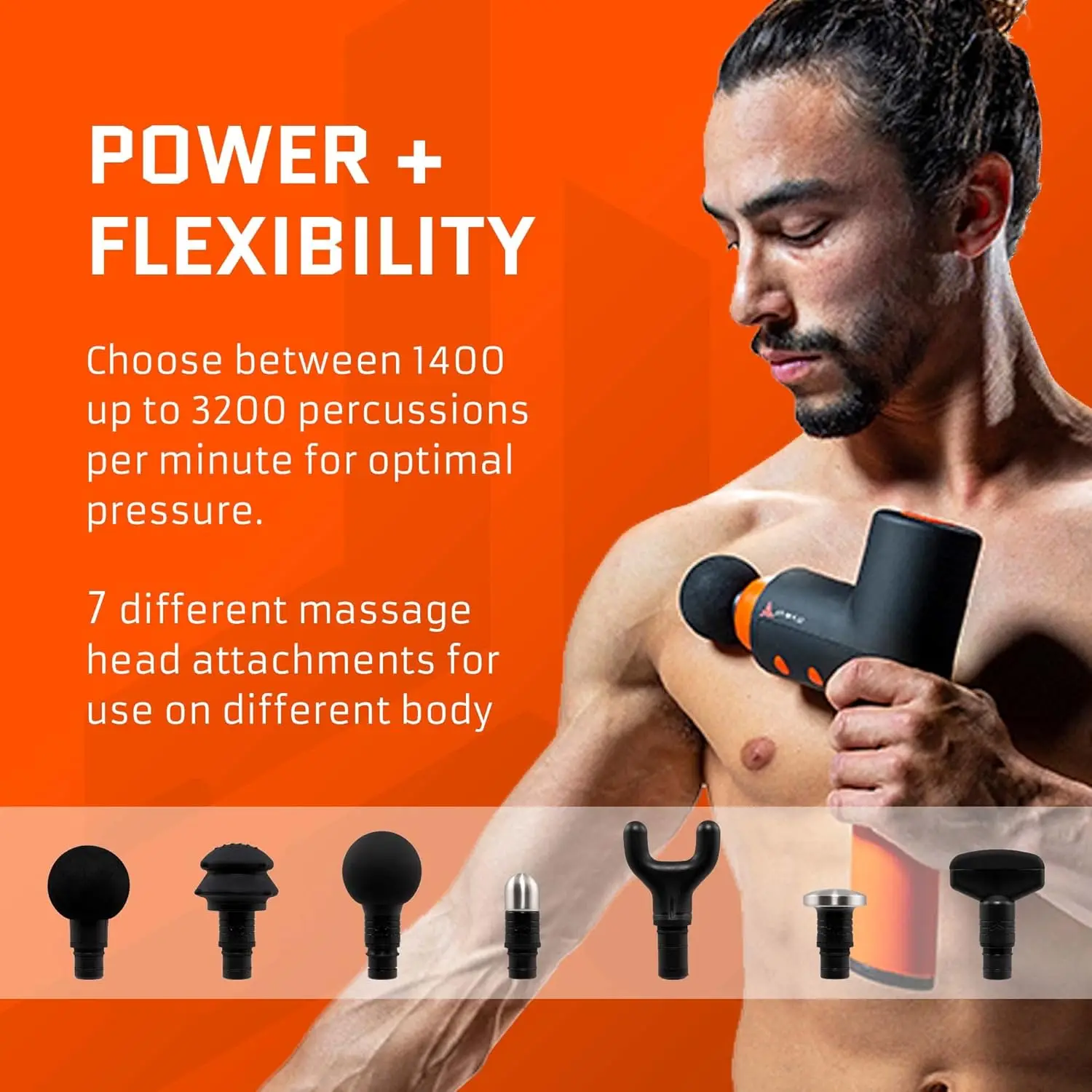 Blaster  Cordless Percussion Massage Gun, Rechargeable Handheld Stimulation, Vibration and Deep Tissue Muscle Mas