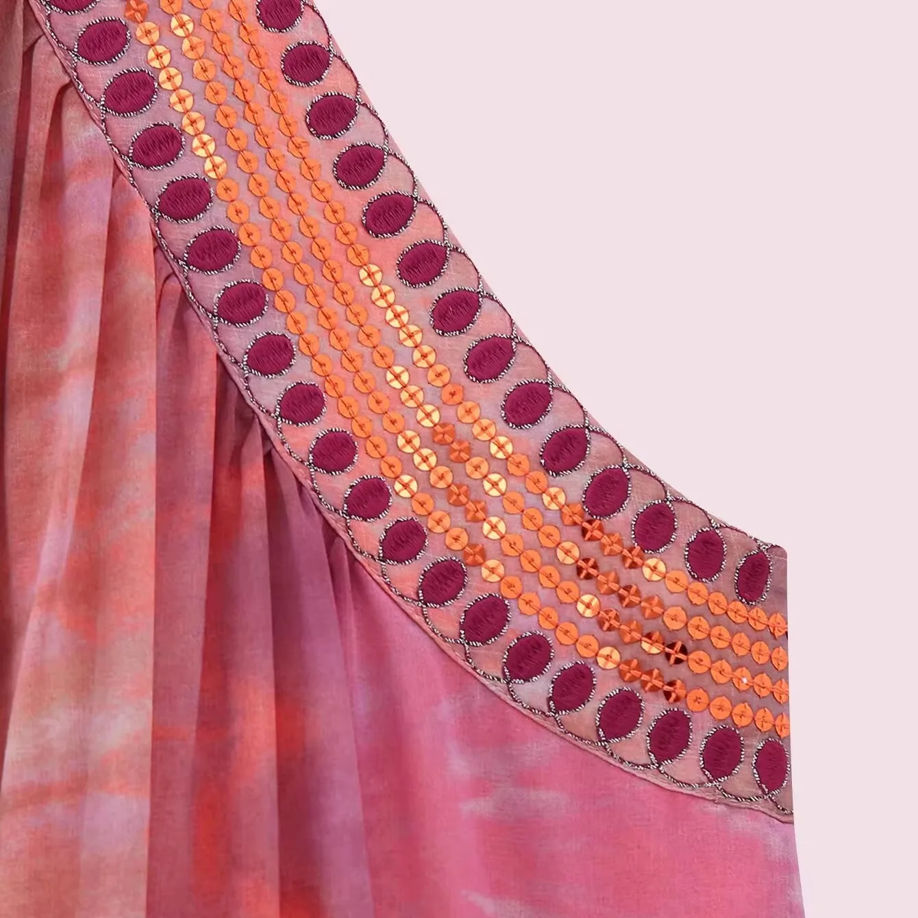 JNLEAOG Locker gefärbter Dr. Perlendekoration Street Sle bedruckter A-Linien-Rock für Damen, Sommer, Herbst, Saison, Freizeitkleidung