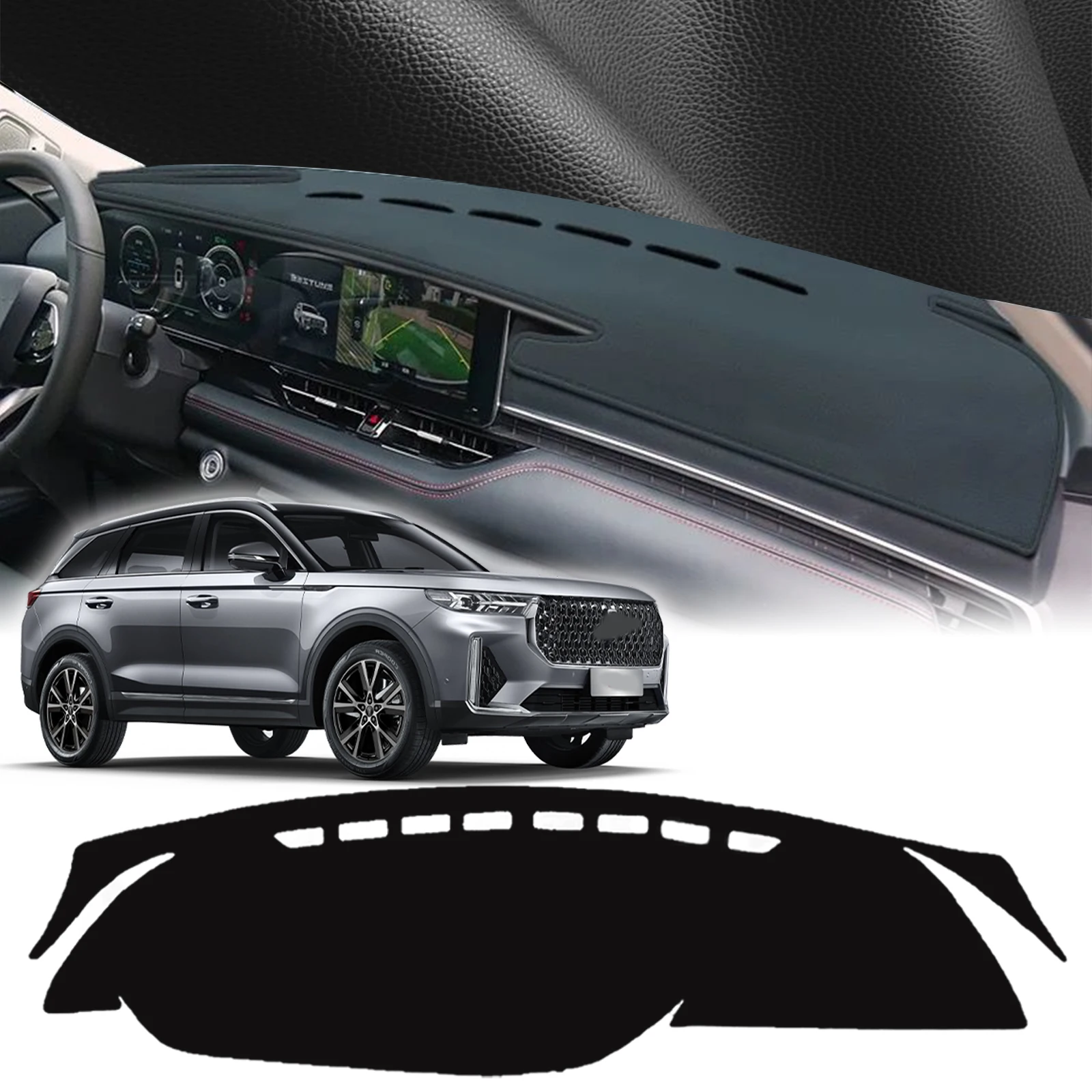 

fit for FAW BESTUNE T99 2022 2023 2024 Car Dashmat Dashboard Cover Pad DashMat Sunshade Accessories Protective Carpet
