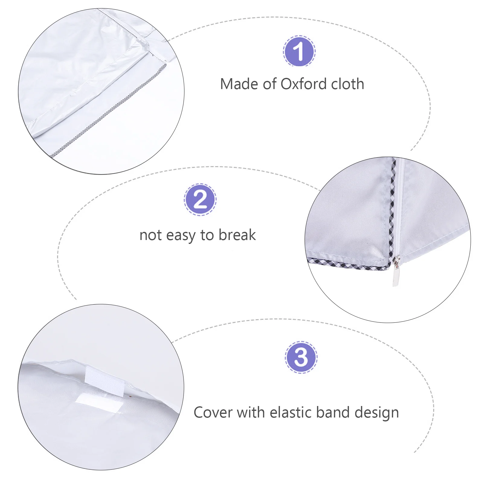 

1Pcs Waterproof Dust-Proof Washing Machine Cover Elastic Band Protector Washer Dryer Cover for Bathroom Kitchen Balcony