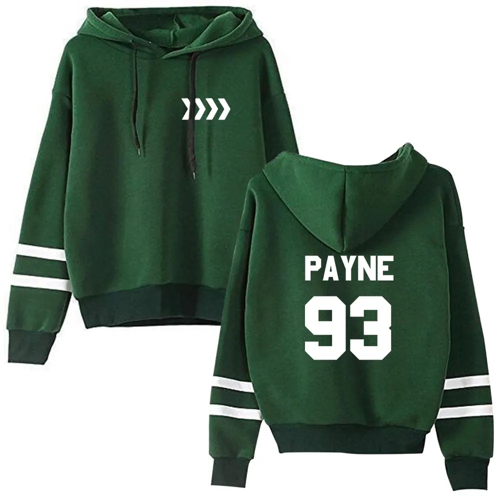 Liam Payne 1993-2024 Memorial  hooded drawstring pocketless rap Payne 93 Tribute Sweatshirt  men/women  hip hop pullover