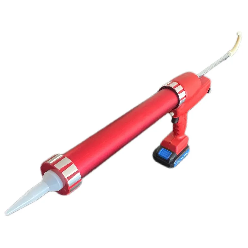 Industrial 18V Electric Sausage Sealant Gun Auto-Feed High-Capacity Caulking Gun Adjustable Torque Anti-Clog Nozzle for Marine