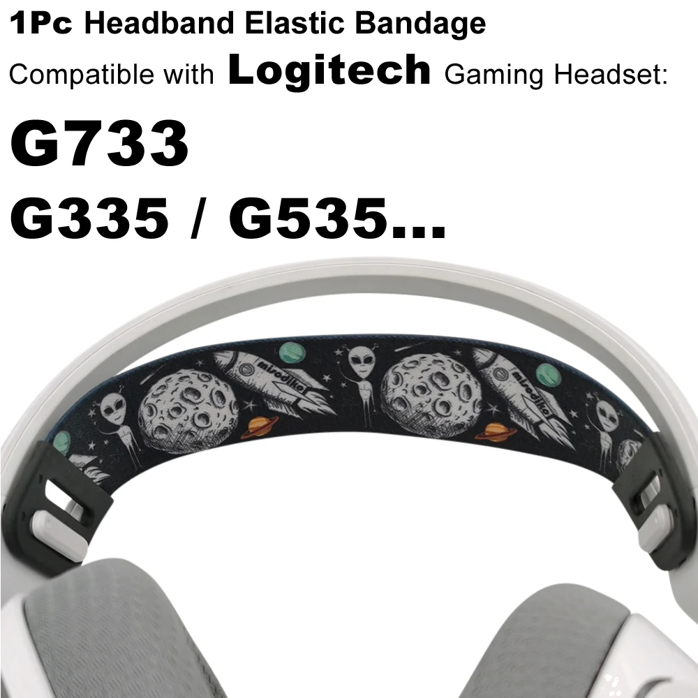 misodiko Headband Elastic Bandage Replacement for Logitech G733 G335 G535 Gaming Headset