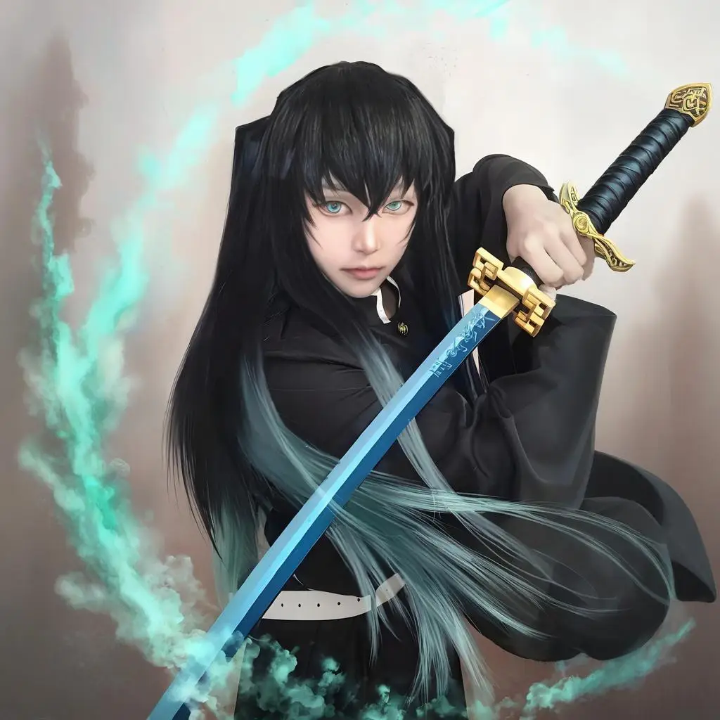 Anime Kimetsu No Yaiba Tokitou Muichirou Cosplay Kostuums Kisatsutai Uniform Pruik Halloween Kostuum Volwassen Kids