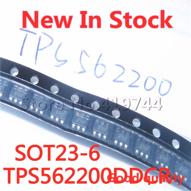 10PCS/LOT Quality 100% TPS562200DDCR TPS562200 200 SOT23-6 step-down switching regulator chip In Stock New Original