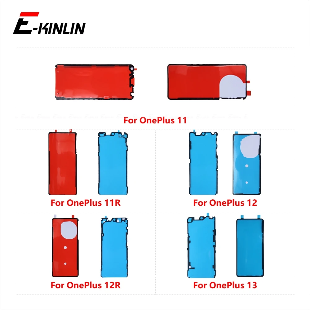 Back Cover Front LCD Display Screen Sticker Adhesive Rear Glue Tape Parts For OnePlus 11 11R 12 12R 13 5G