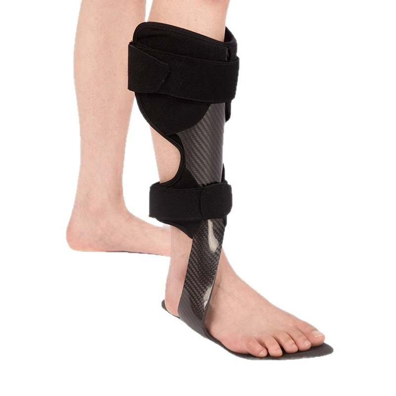 Carbon Fiber AFO Ankle Foot Orthosis Drop Foot Brace for Stroke Hemiplegia Ankle Instability Support