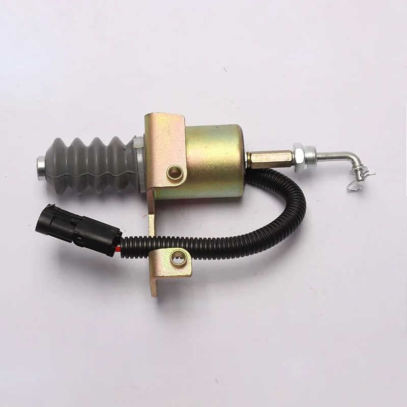 Good For XGMA for Xiamen Loader Engine Stop Solenoid Valve 1756-3799 B7648-1115100 Flameout Shutdown Part Iron